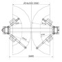Pont elevateur hydraulique 2 colonnes 3,2 tonnes 380V