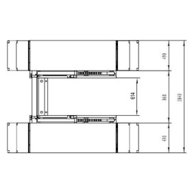 Pont a ciseaux - élévateur, 3 tonnes - 220V